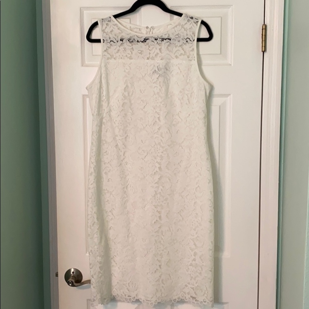 Lauren White lace dress